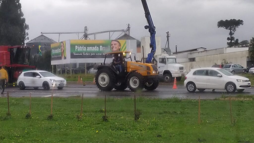 Trevo na BR-280 em Canoinhas segue com bloqueio parcial