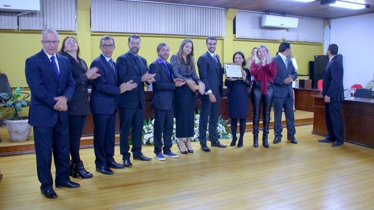 Promotor da Et Pater Filium é homenageado na Câmara de Canoinhas