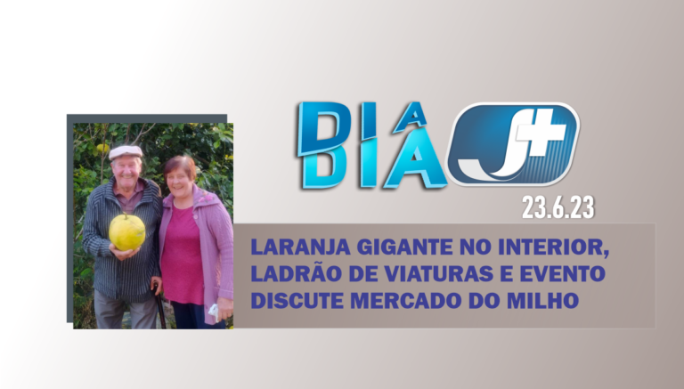 Laranja gigante é colhida no interior, ladrão de viaturas e evento agrícola em Canoinhas