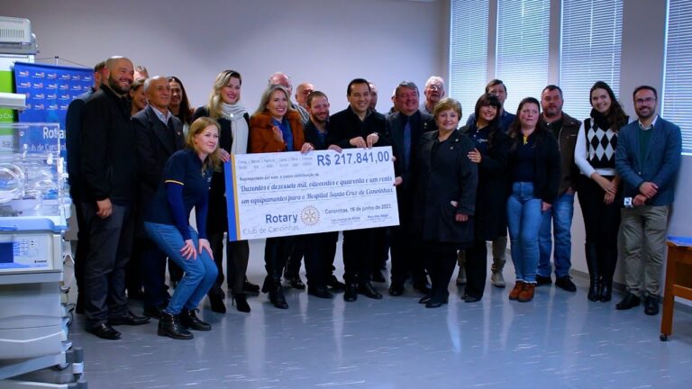 Doação do Rotary Club dá início à UTI Neonatal do Hospital Santa Cruz de Canoinhas