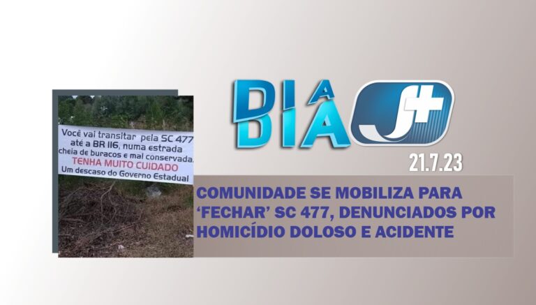 Comunidade se mobiliza para “fechar” SC 477, denunciados por homicídio doloso e acidente