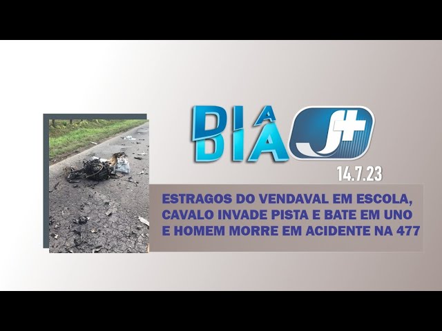 Estragos do vendaval em escola, cavalo invade pista e bate em uno e homem morre em acidente na 477