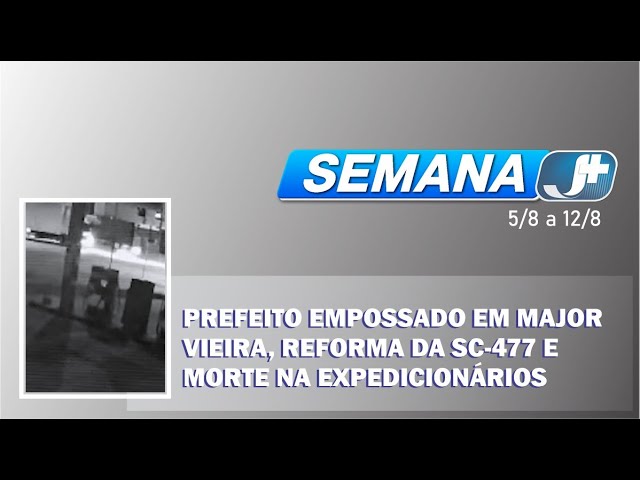 Prefeito empossado em Major Vieira, reforma da SC-477 e morte na expedicionários marcam a semana