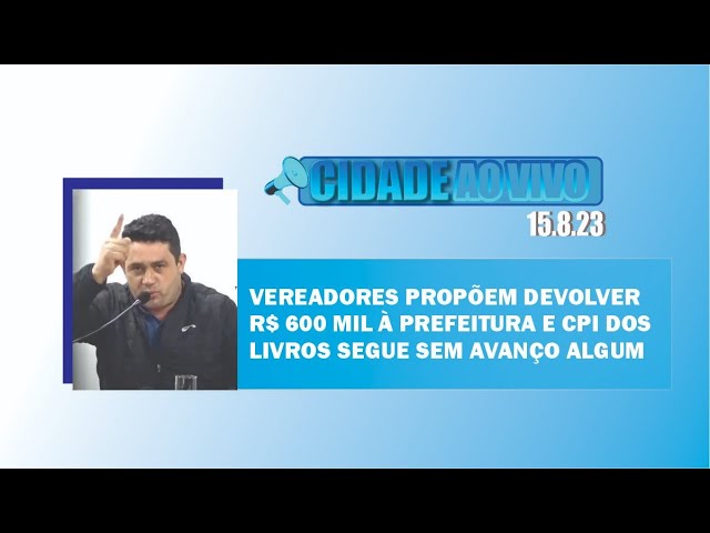 Vereadores propõem devolver R$ 600 mil à Prefeitura e CPI dos Livros segue sem avanço algum