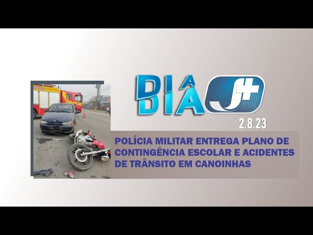 Polícia militar entrega plano de contingência escolar e acidentes de trânsito em Canoinhas