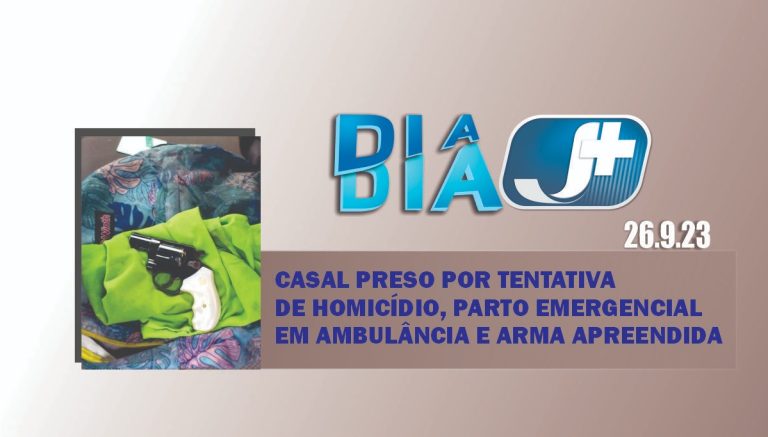 Casal acusado de tentativa de homicídio é preso, parto emergencial em ambulância e arma apreendida