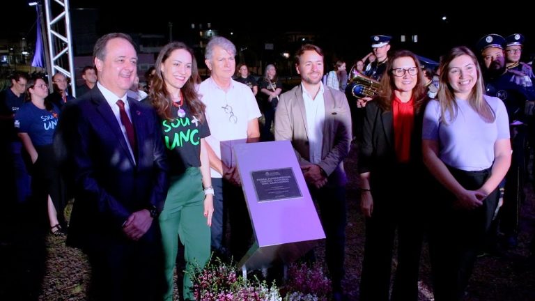 UNC lança pedra fundamental de centro cultural inédito na história de Canoinhas