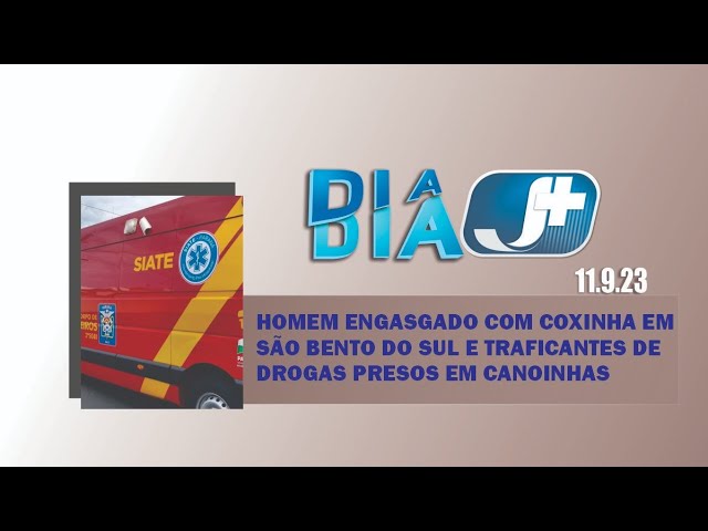 Homem engasgado com coxinha em São Bento do Sul e traficantes de drogas presos em Canoinhas