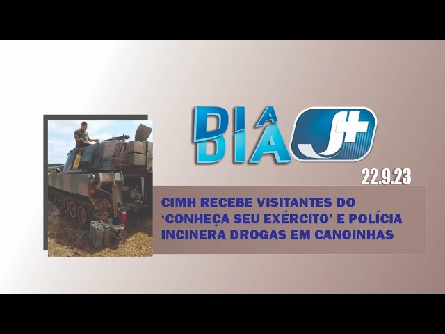 CIMH recebe visitantes do Conheça seu Exército e polícia incinera drogas em Canoinhas