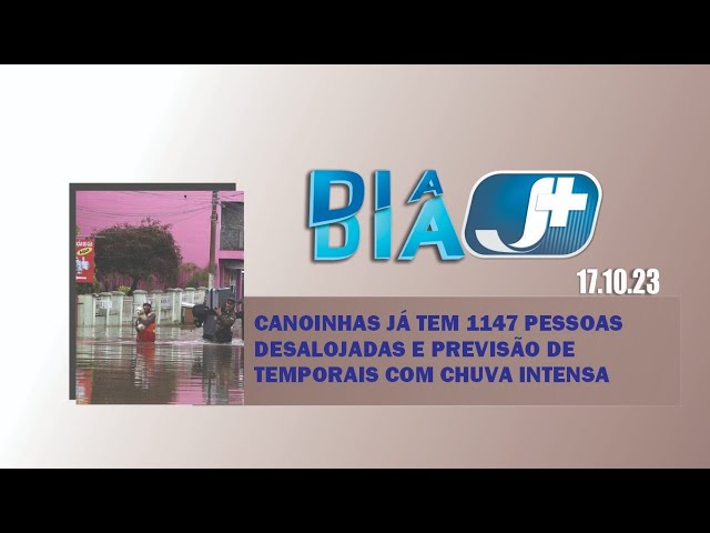 Canoinhas já tem 1147 pessoas desalojadas e previsão de temporais com chuva intensa