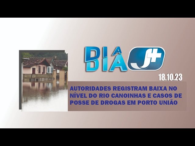 Autoridades registram baixa no nível do rio Canoinhas e casos de posse de drogas em Porto União