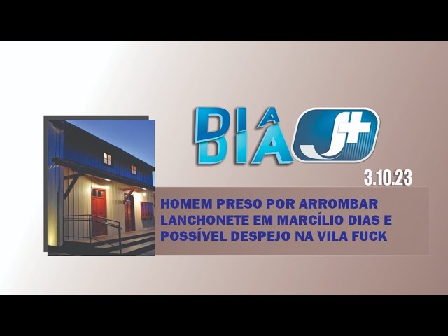 Homem preso por arrombar lanchonete em Marcílio Dias e possível despejo na Vila Fuck