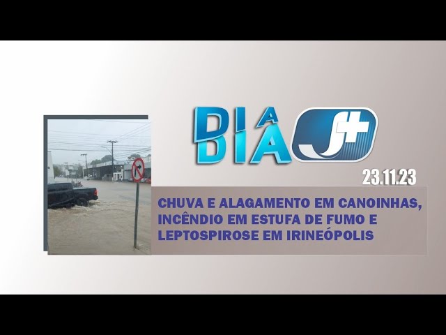 Chuva e alagamento em Canoinhas, incêndio em estufa de fumo e leptospirose em Irineópolis