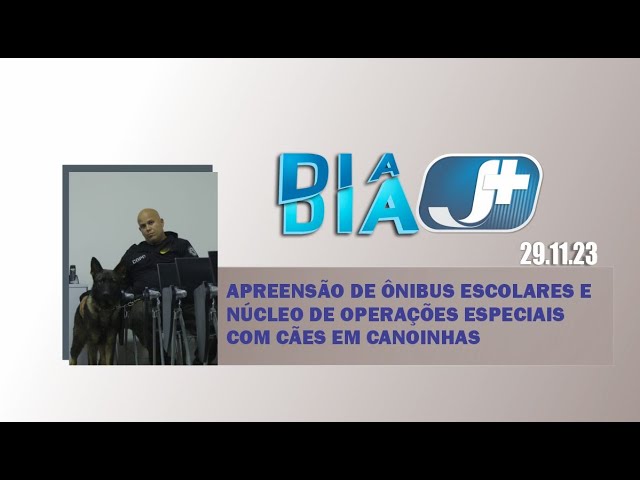 Apreensão de ônibus escolares e Núcleo de Operações Especiais com Cães em Canoinhas