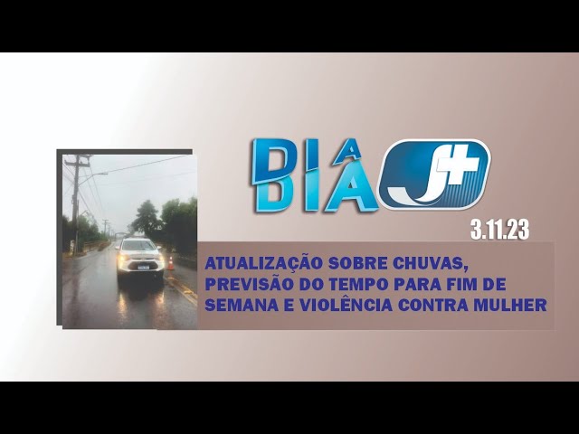 Atualização sobre chuvas, previsão do tempo para fim de semana e violência contra mulher