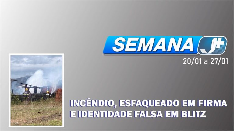 Incêndio, esfaqueado em firma e identidade falsa em blitz marcam a semana