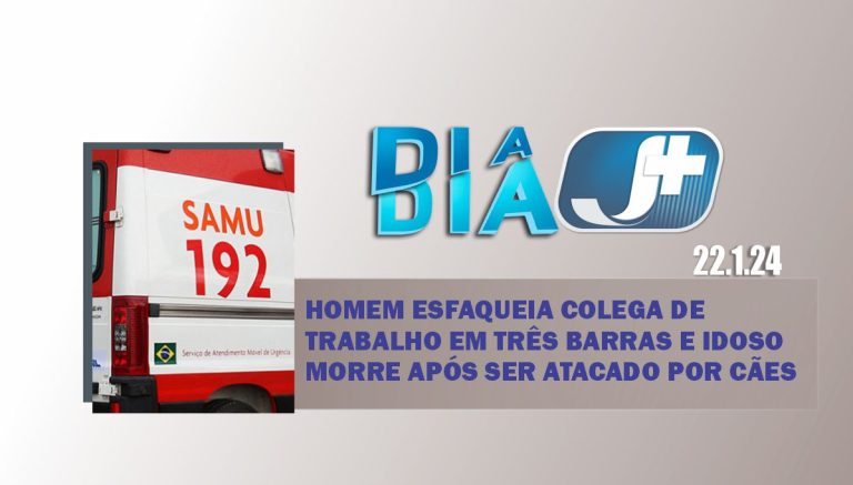 Homem esfaqueia colega de trabalho em Três Barras e idoso morre após ser atacado por cães