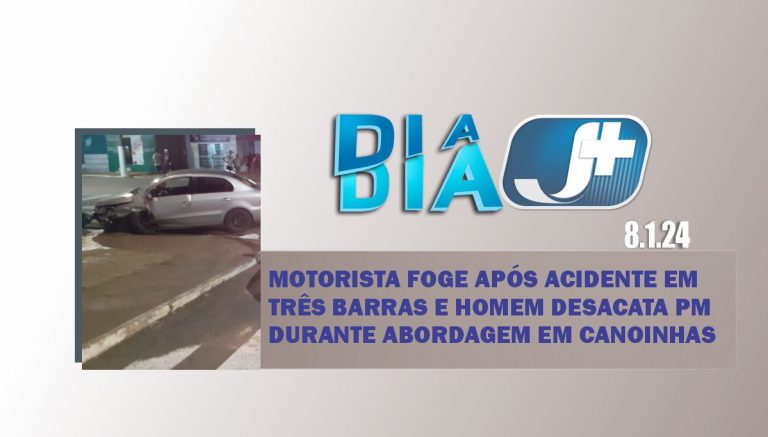 Motorista foge após acidente em Três Barras e homem desacata PM durante abordagem em Canoinhas