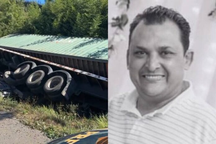 Caminhoneiro que morreu após acidente na BR-476, na Lapa, é identificado