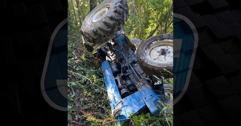 Jovem de 24 anos morre após tombamento de trator no interior de Major Vieira