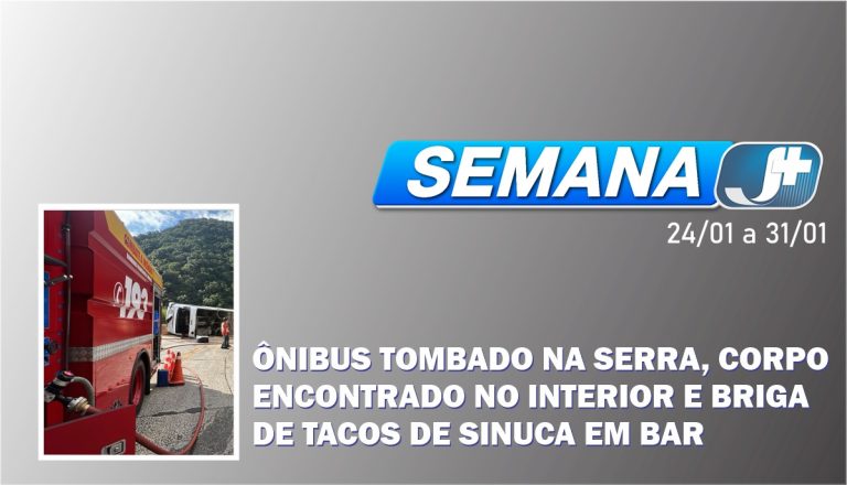 Ônibus tombado na serra, corpo encontrado no interior e brigas de taco de sinuca em bar