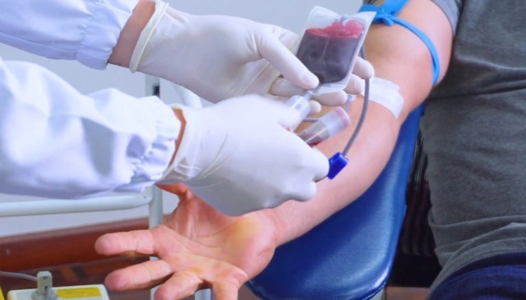 Hemosc coleta bolsas de sangue em doação coletiva realizada em Canoinhas