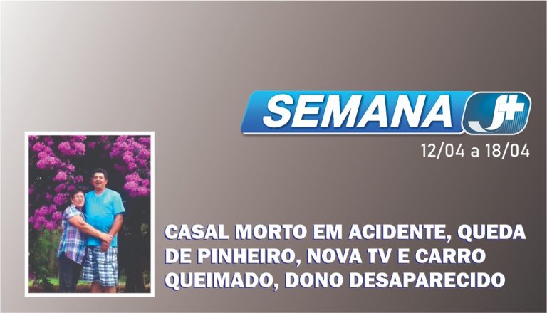 Casal morto em acidente, queda de pinheiro, nova TV e carro queimado, dono desaparecido
