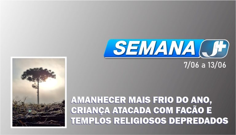 Amanhecer mais frio do ano, criança atacada com facão e templos religiosos depredados
